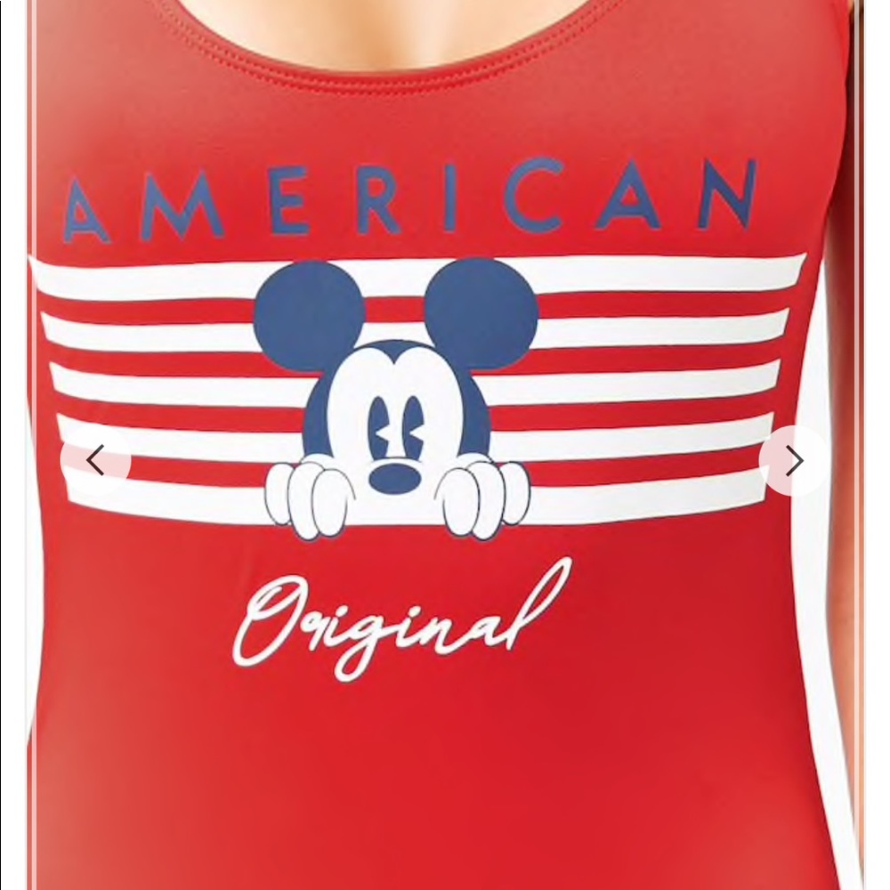 Disney Mickey Mouse graphic one piece swimsuit